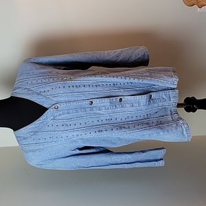 Vintage Sado western studded button down blouse